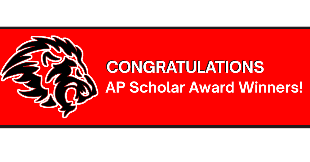 Congratulations AP Scholar Award Winners!