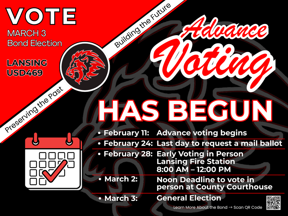 Advance Voting Has Begun!