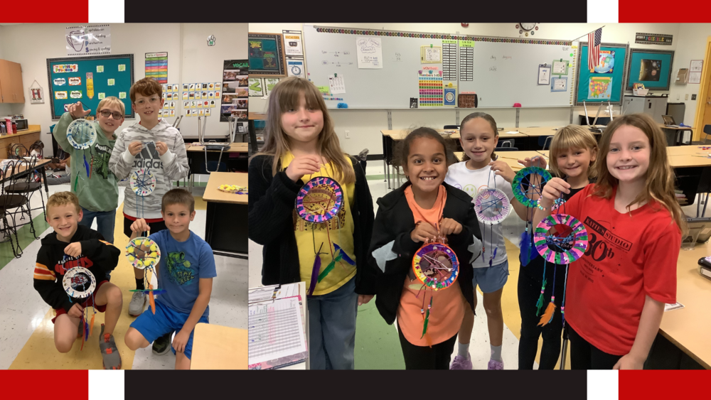 Students with Dream Catchers