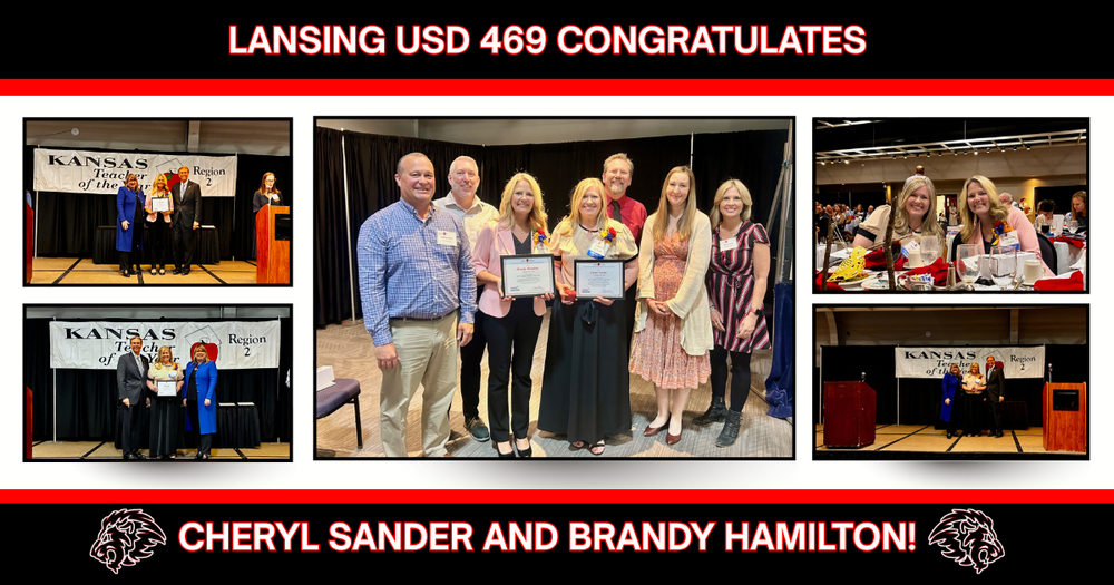 Lansing Educators Recognized at Kansas Region 2 Teacher of the Year Banquet