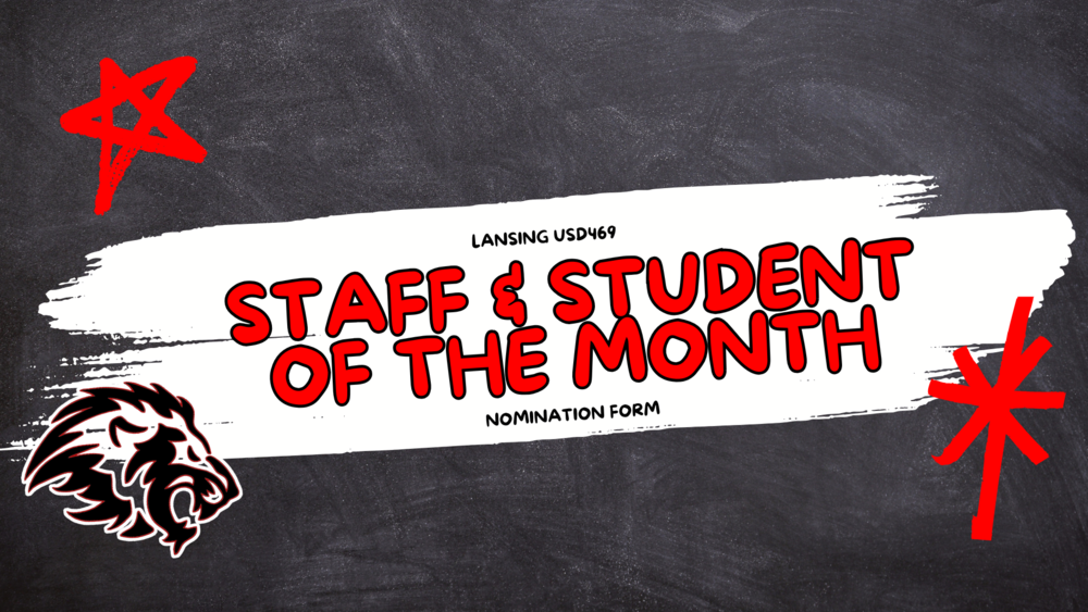 Staff and student Nominations