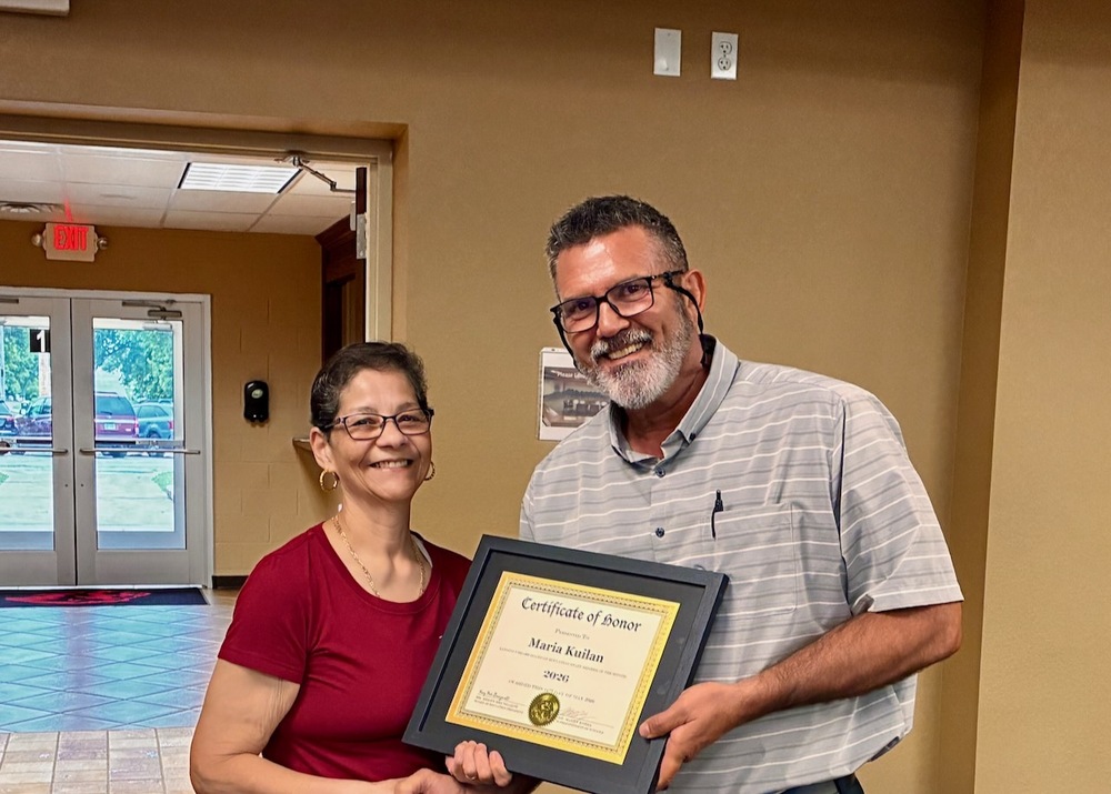Maria Kuilan Recognized as Lansing USD 469 Staff Member of the Month