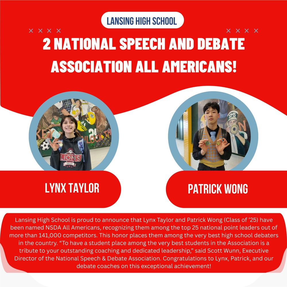 2 National Speech and Debate Association All Americans!