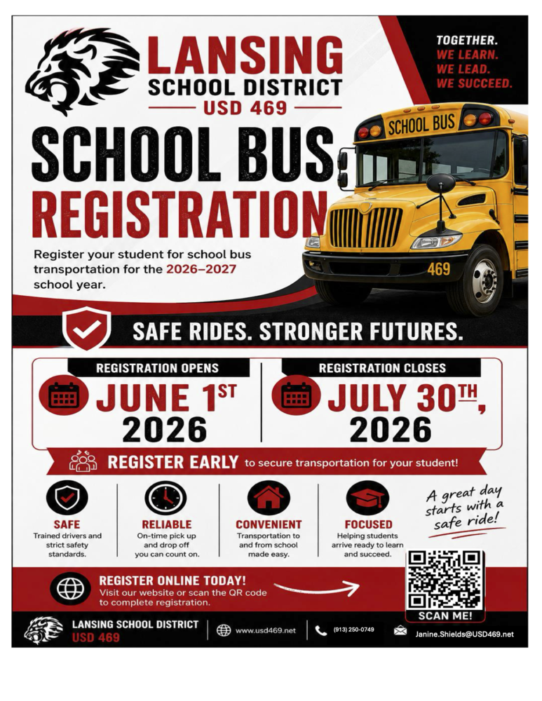 School Bus Registration Opens June 1 for the 2026-2027 School Year
