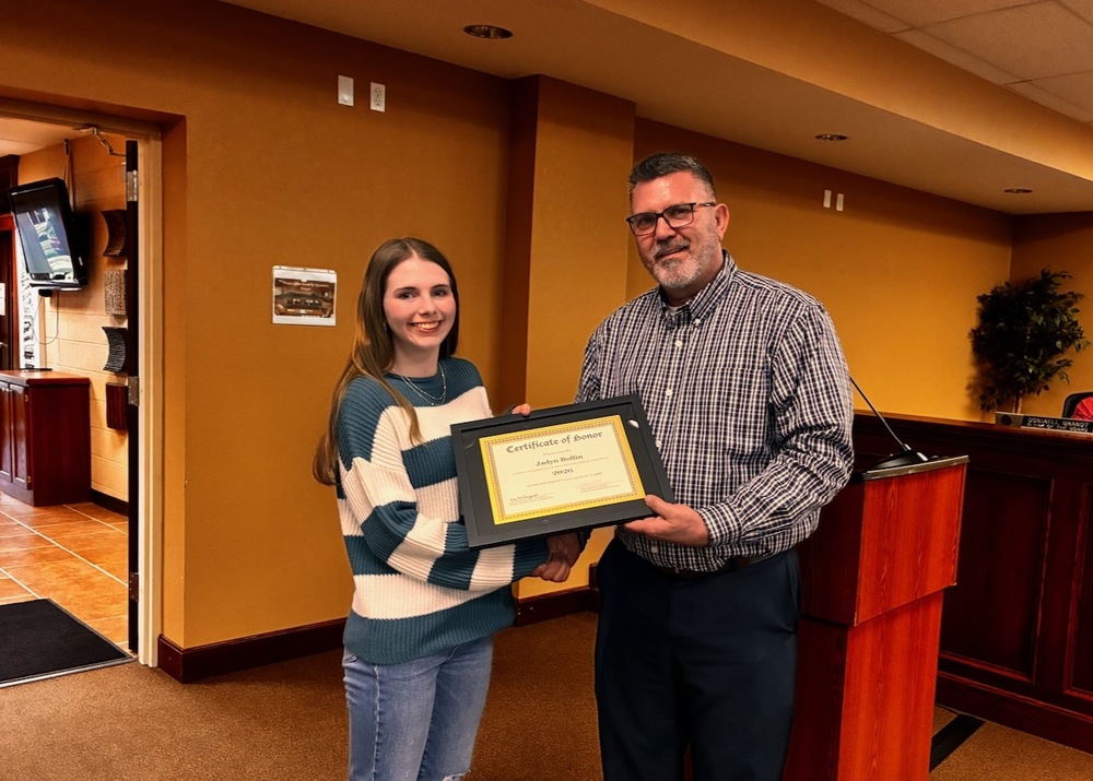 Lansing High School Senior Jadyn Bollin Named Board of Education Student of the Month