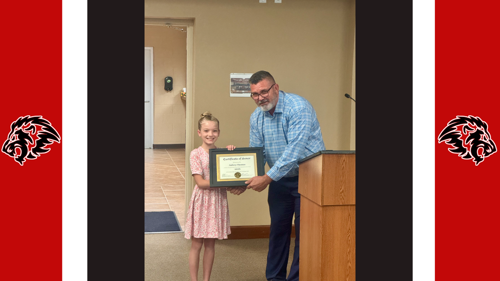 Aubrey Thomas Student of the Month