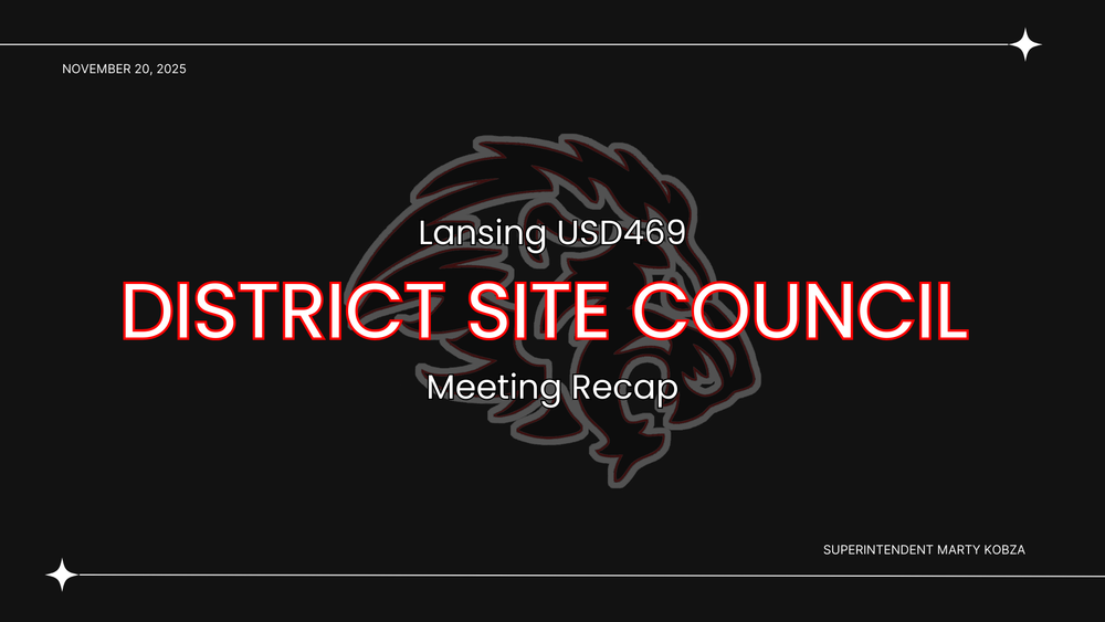 District Site Council Meeting Recap