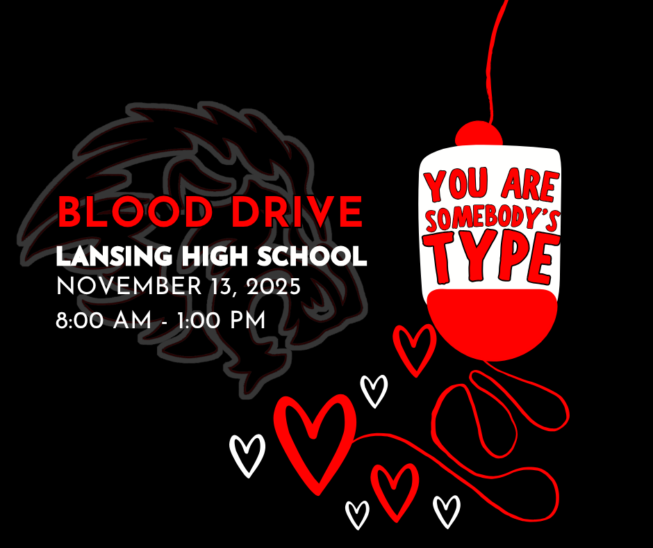 Blood Drive - LHS - 11/13/25 8 am - 1 pm