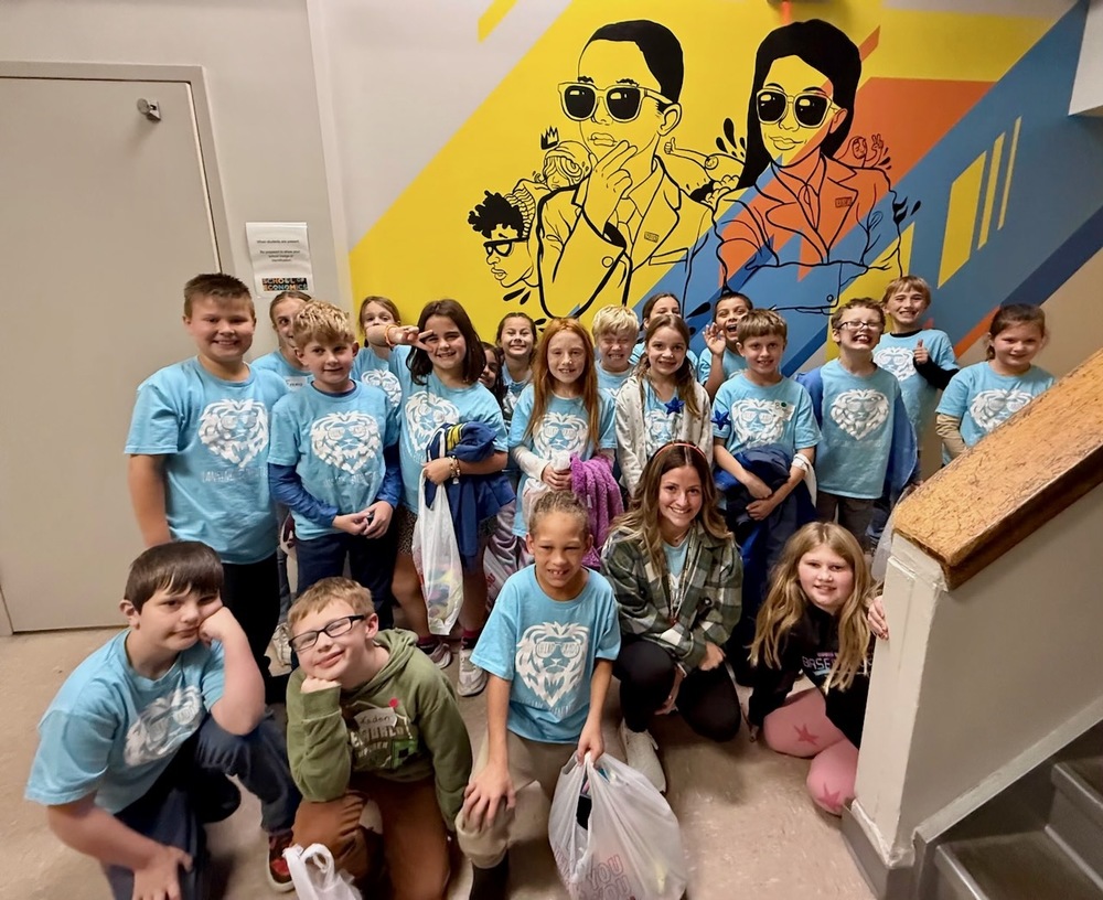 THird graders on field trip