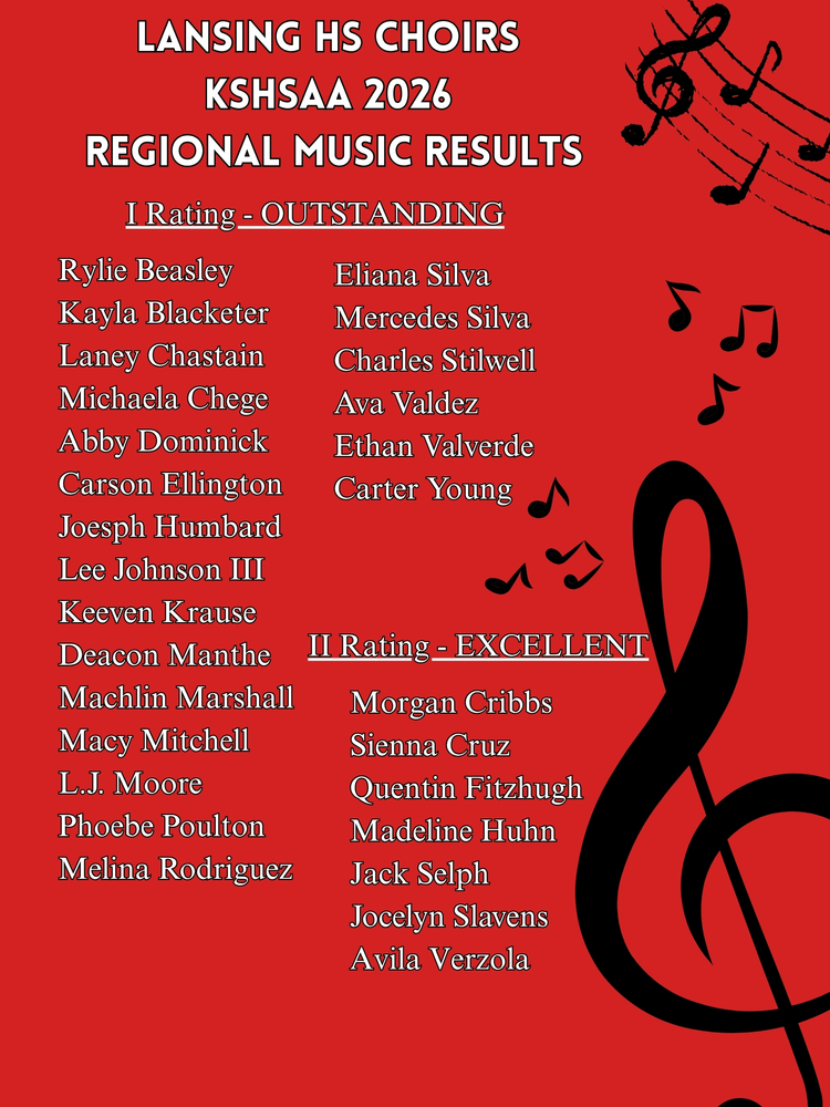 Lansing High School Choir Earns Strong Results at Regional Festival, Advances to State