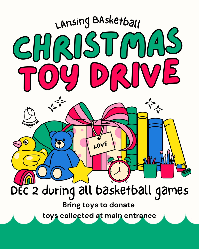 Lansing Basketball Christmas Toy Drive