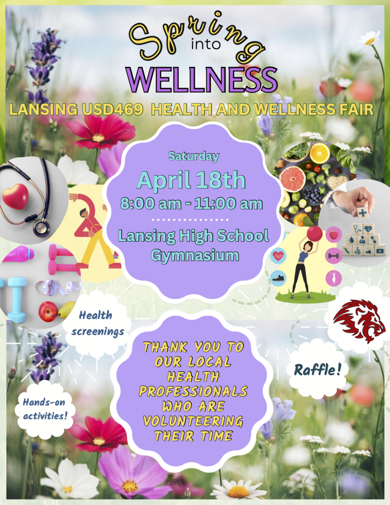 Spring Into Wellness at Lansing USD 469’s Health and Wellness Fair