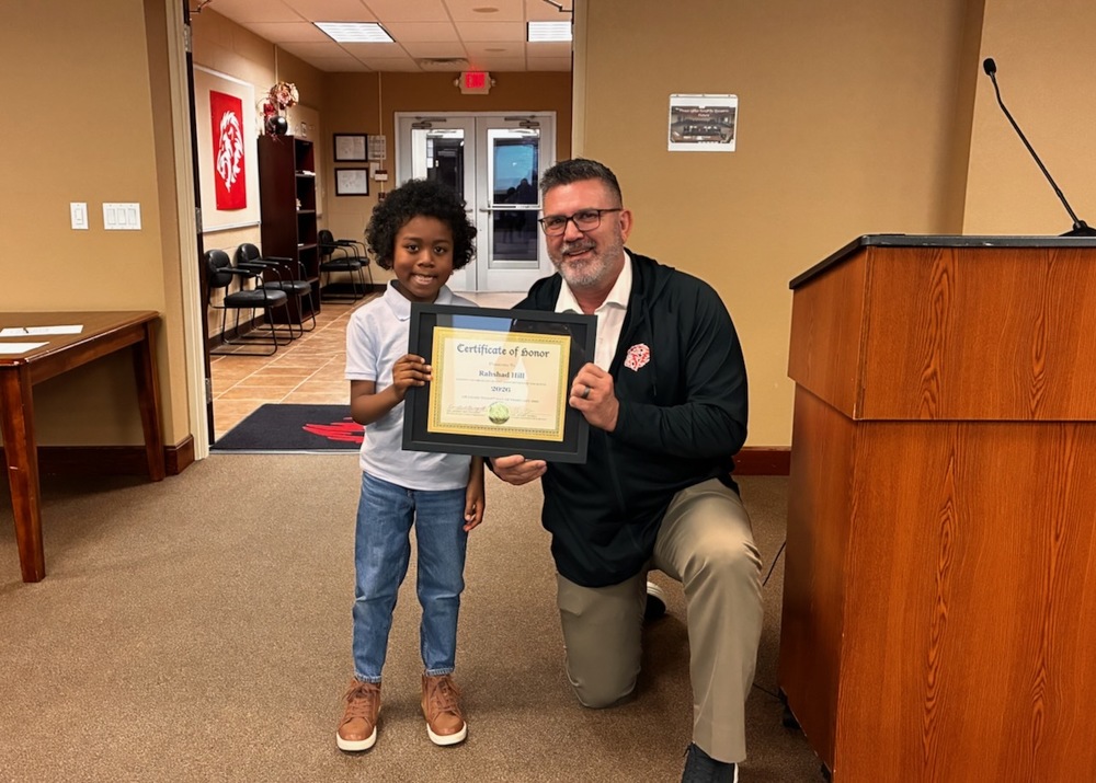 Rahshad Hill - Student of the Month