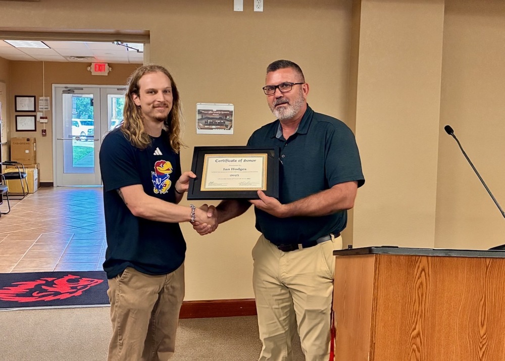 Ian Hodges and Superintendent Kobza