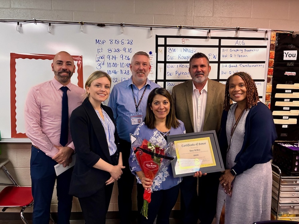 Dee Wiley Named Lansing USD 469 Secondary Teacher of the Year