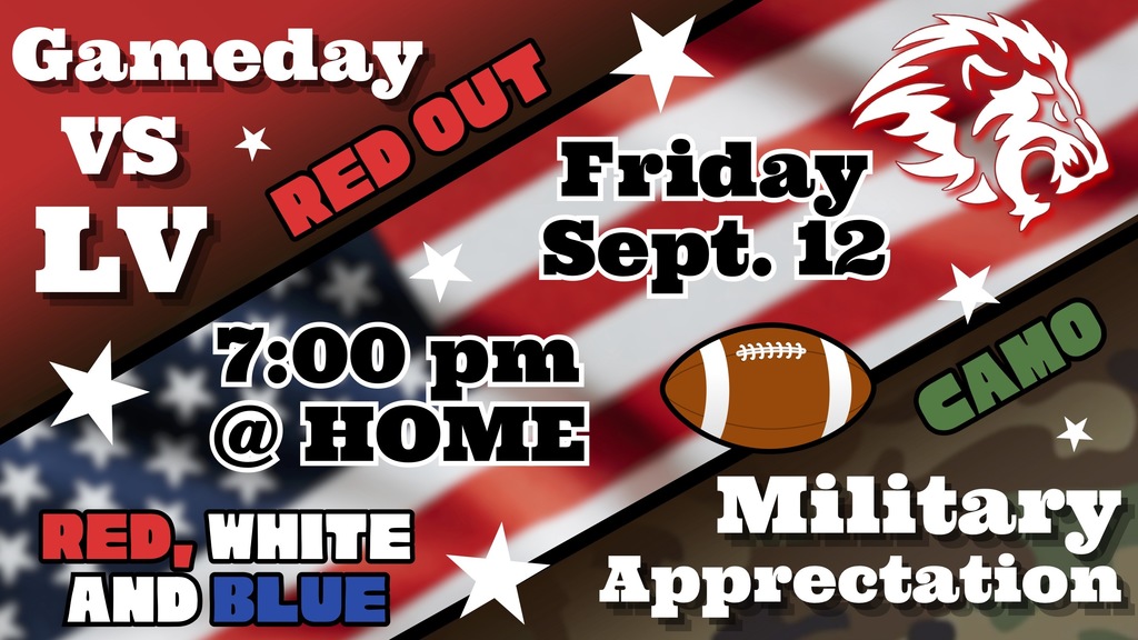 Military Appreciation at Home Football Game
