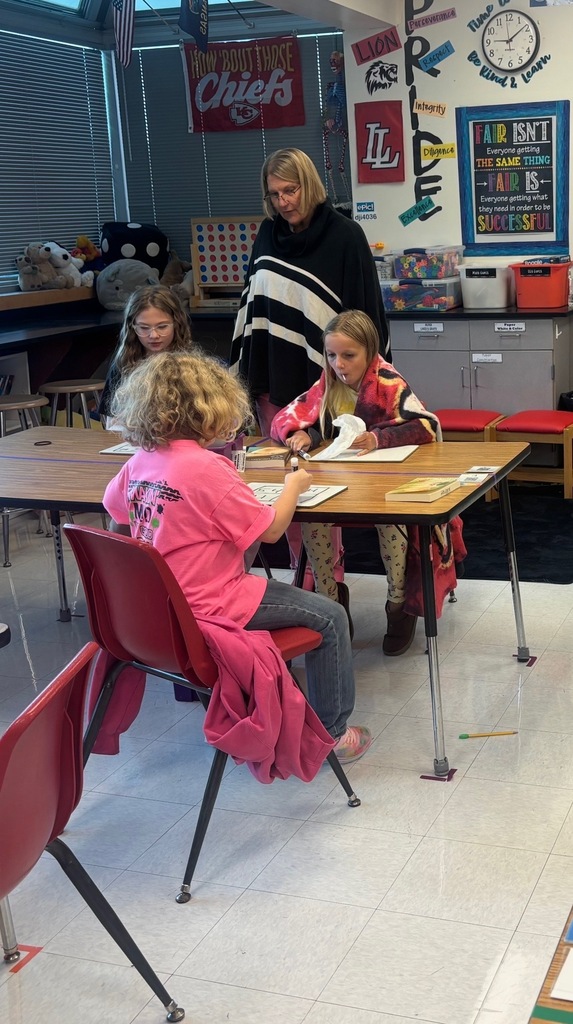 Students learning Math at desks