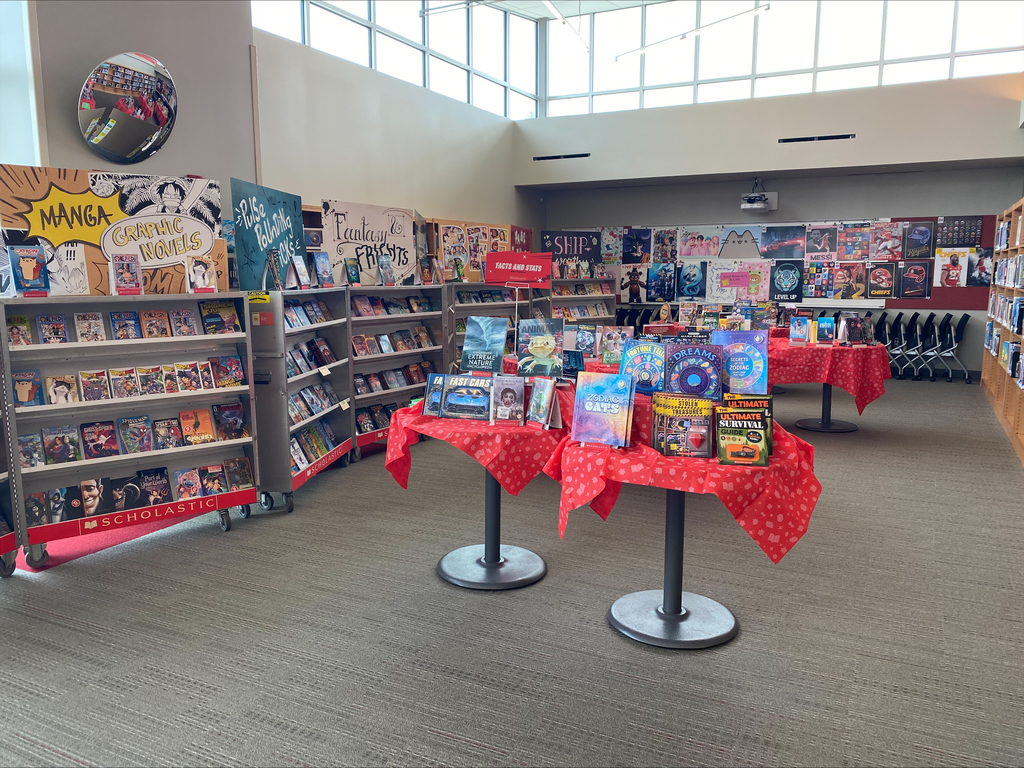 School Library holding a book fair