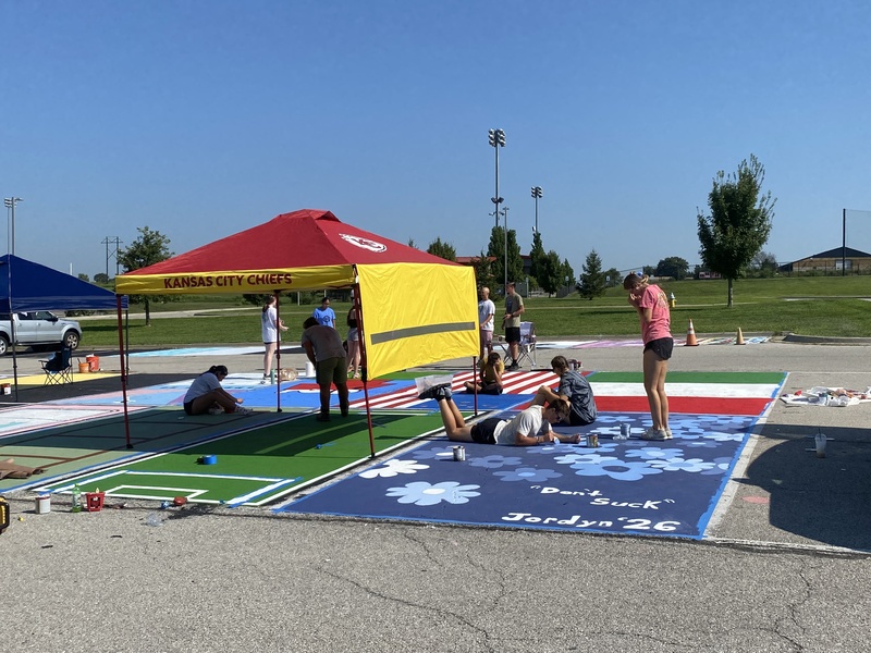 Senior Paint the Spot Day