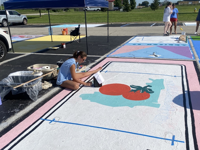 Senior Paint the Spot Day