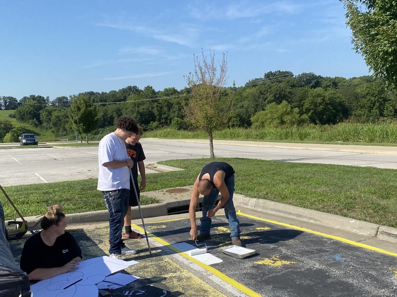 Senior Paint the Spot Day