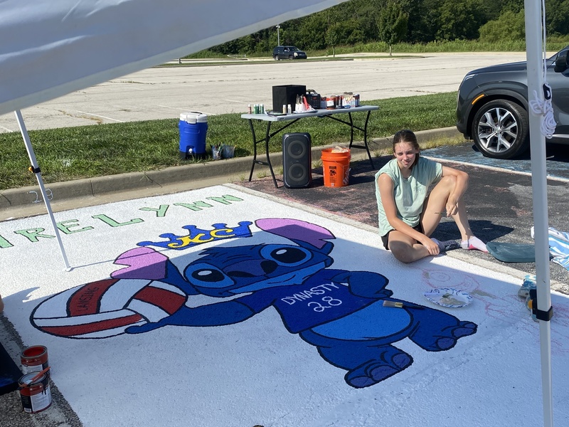 Senior Paint the Spot Day