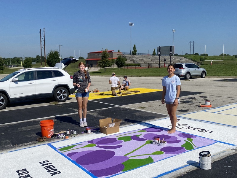 Senior Paint the Spot Day