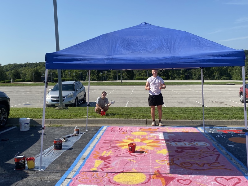 Senior Paint the Spot Day