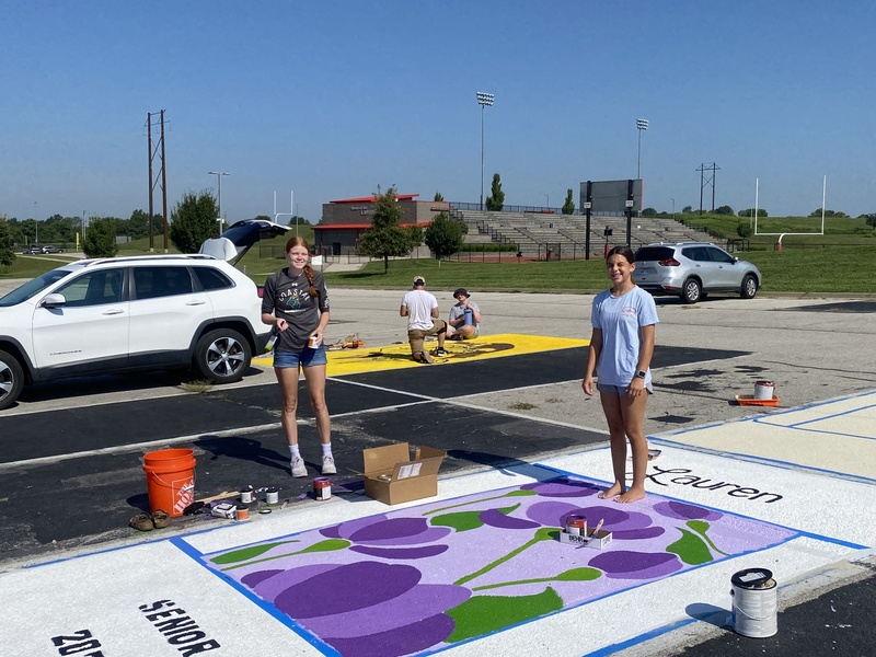 Senior Paint the Spot Day