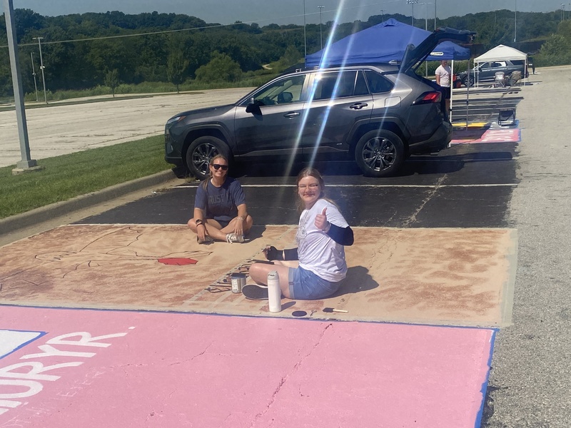 Senior Paint the Spot Day