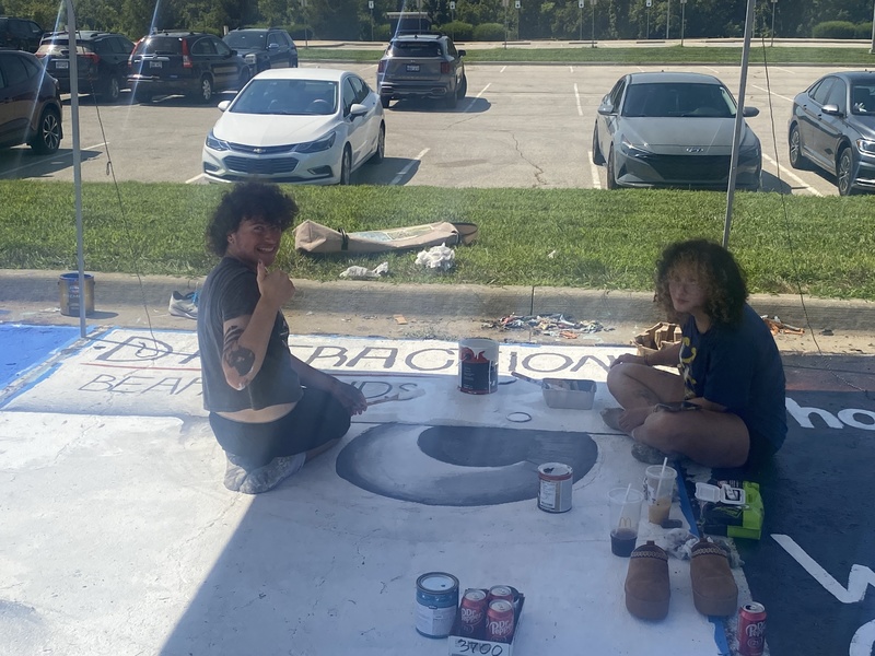 Senior Paint the Spot Day