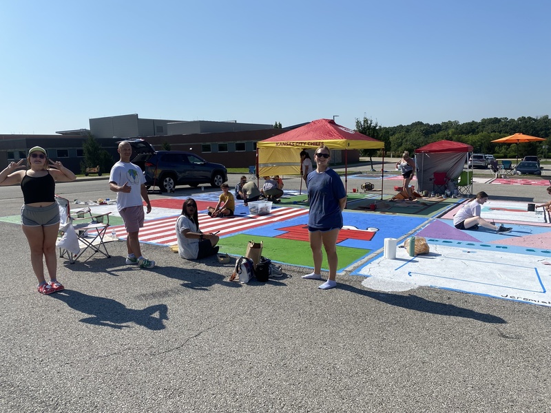 Senior Paint the Spot Day