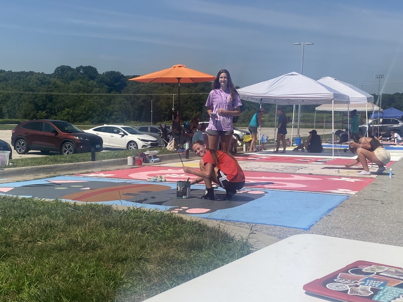 Senior Paint the Spot Day