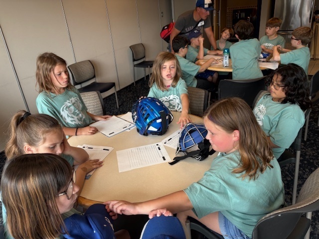 Third Graders and teacher on field trip