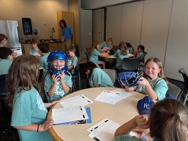 Third Graders and teacher on field trip