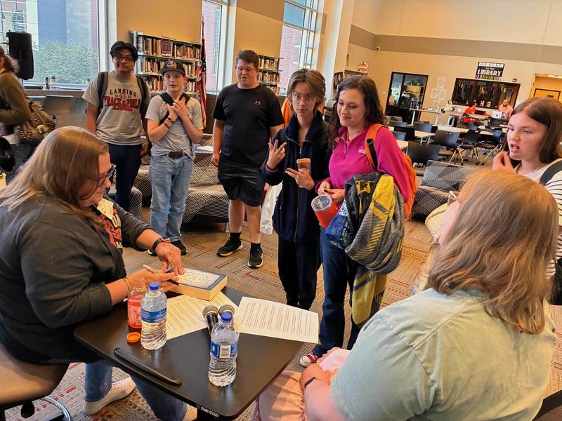 Local Author Inspires Lansing High School Students Through Creative Writing