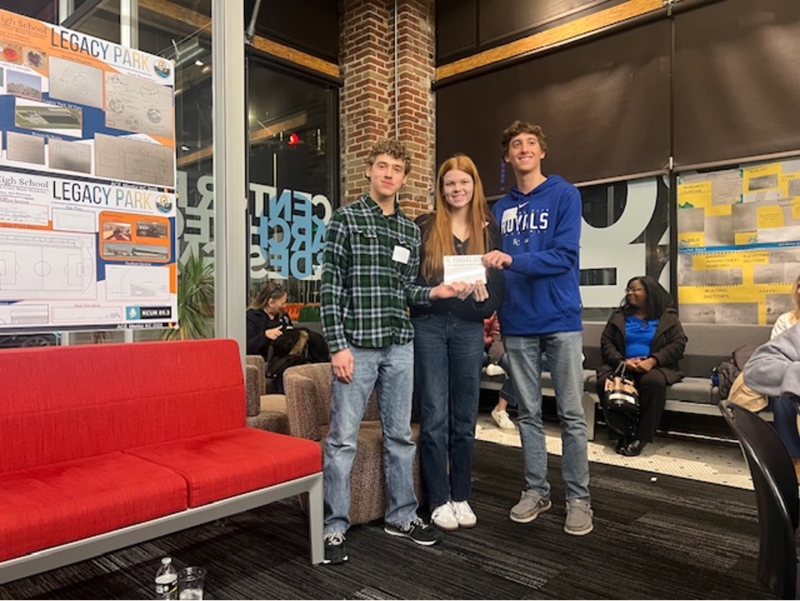 Lansing High School ACE Mentor Team Earns Design Excellence Award at KC Metro End-of-Year Presentations