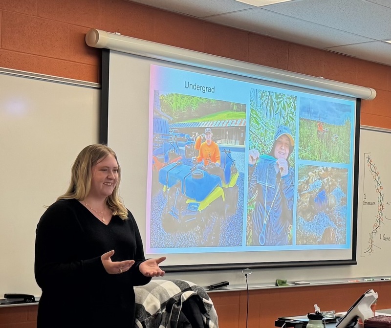 Lansing Graduate Inspires Middle School Students with Marine Biology Journey