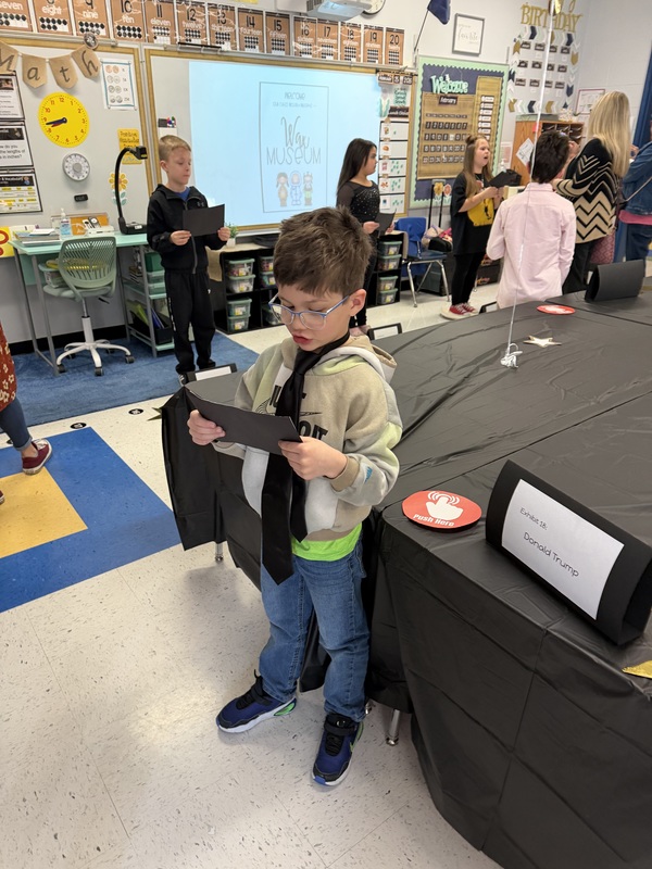Second Graders Bring Famous Figures to Life with “Biographies Alive” Project