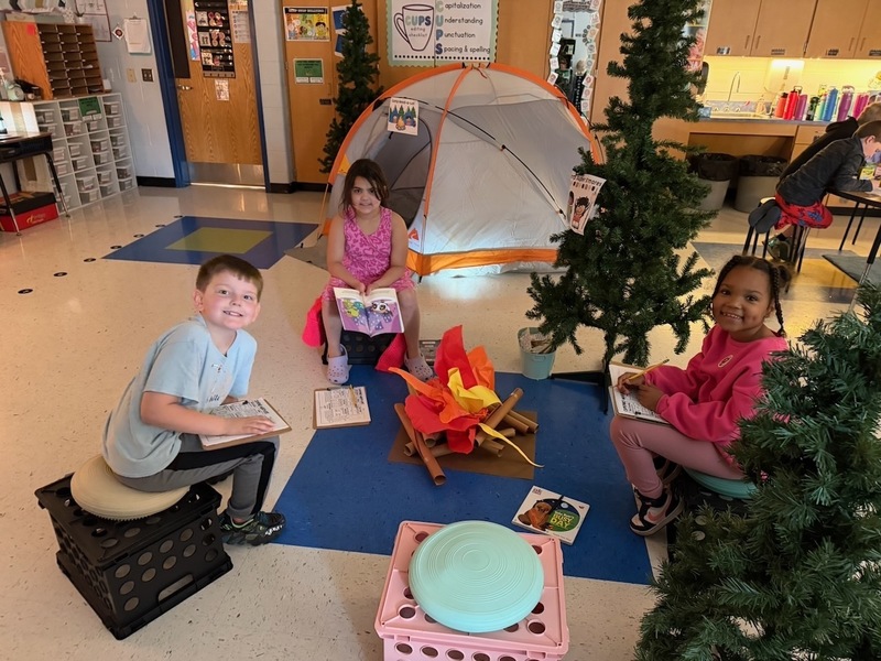 Second Grade Students Enjoy a Day of Learning at “Camp Read-A-Lot”