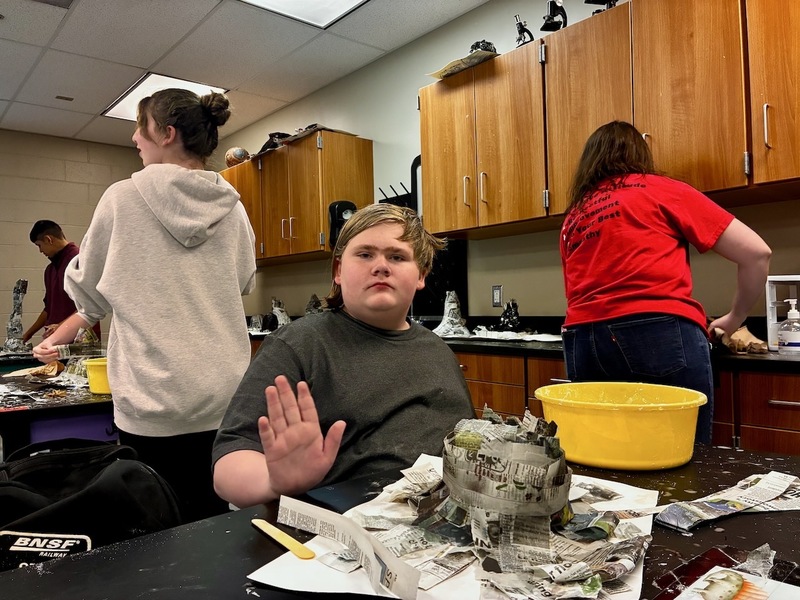 8th Grade Students Get Creative with Hands-On Volcano Science Project