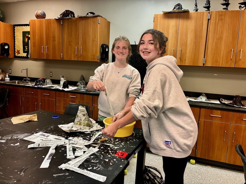 8th Grade Students Get Creative with Hands-On Volcano Science Project