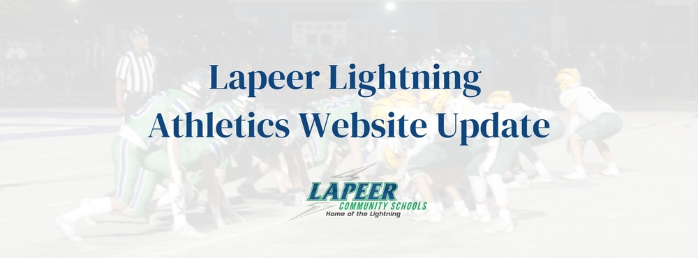 Lightning athletics website update