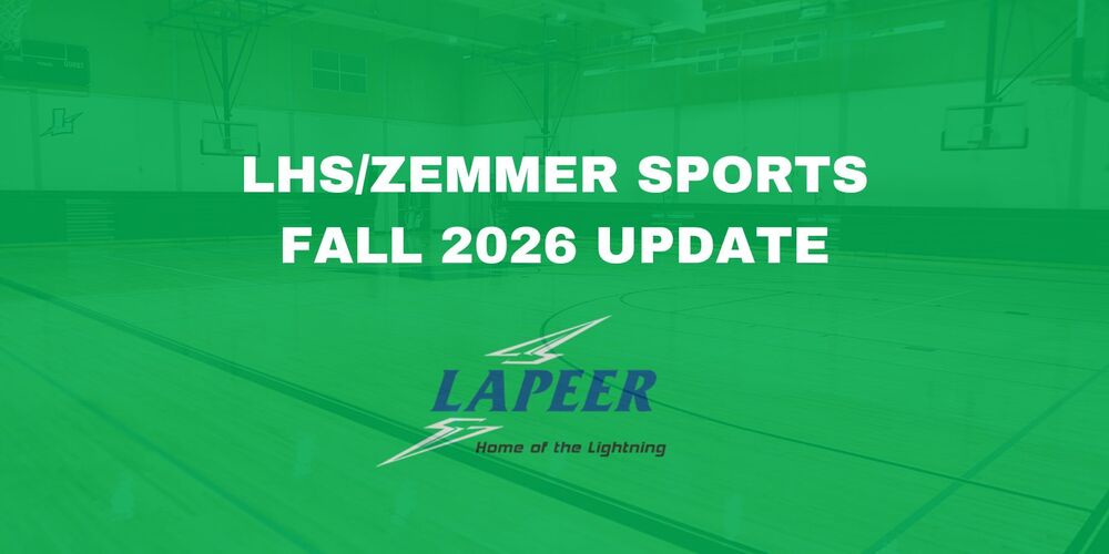 LHS and Zemmer fall 2026 sports update