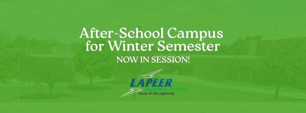 After-School Campus for Winter Semester is now in session