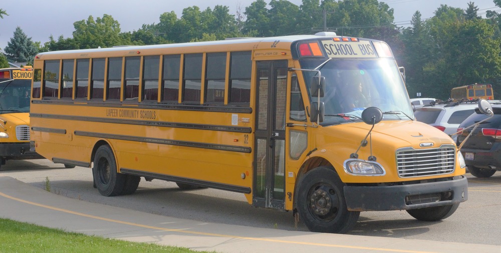 School bus at Turrill