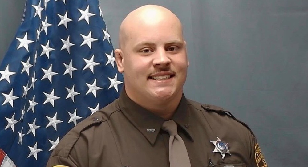 Dan Perry in his sheriff's deputy uniform
