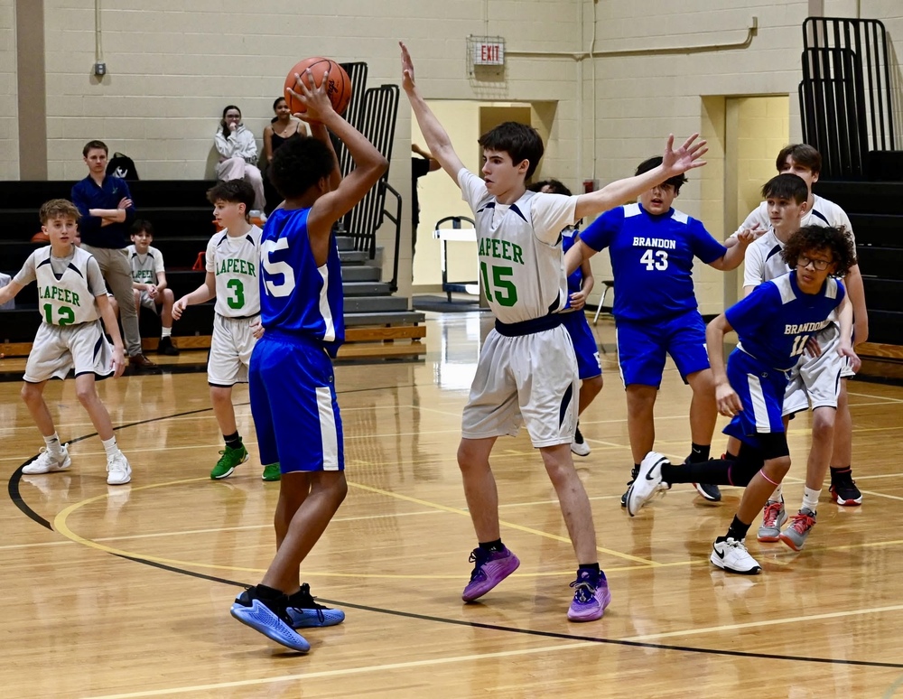 Lapeer middle school boys basketball