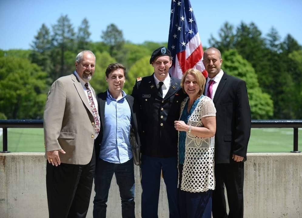 Tadazak family at Army graduation in 2015