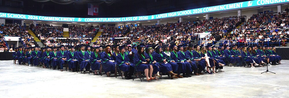 Lapeer High School Class of 2026 at Commencement June 4 in Flint